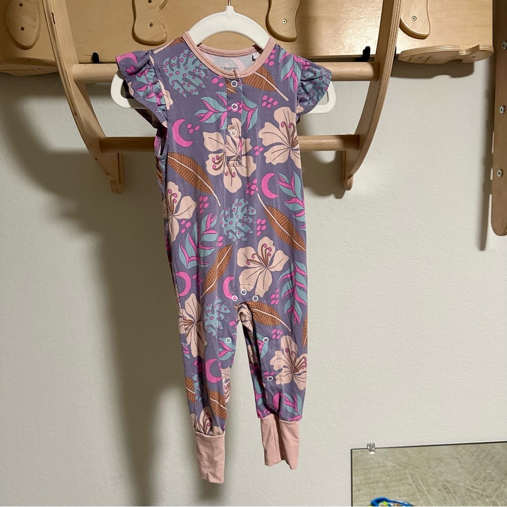 Bamboo flutter sleeve romper